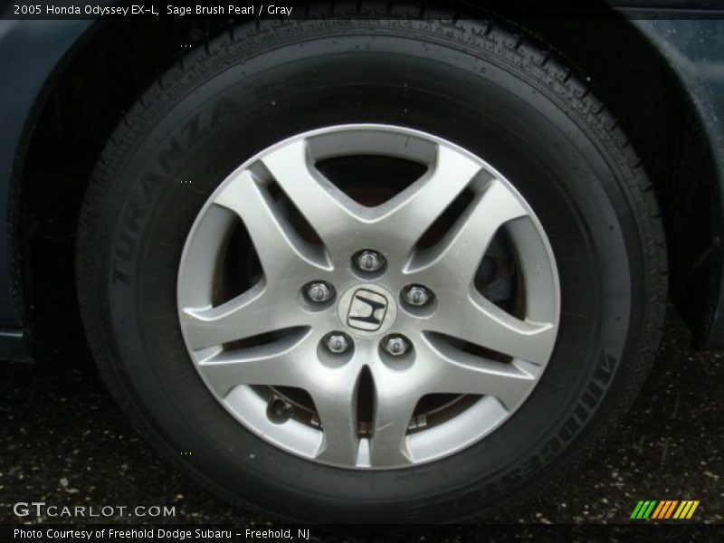 Sage Brush Pearl / Gray 2005 Honda Odyssey EX-L
