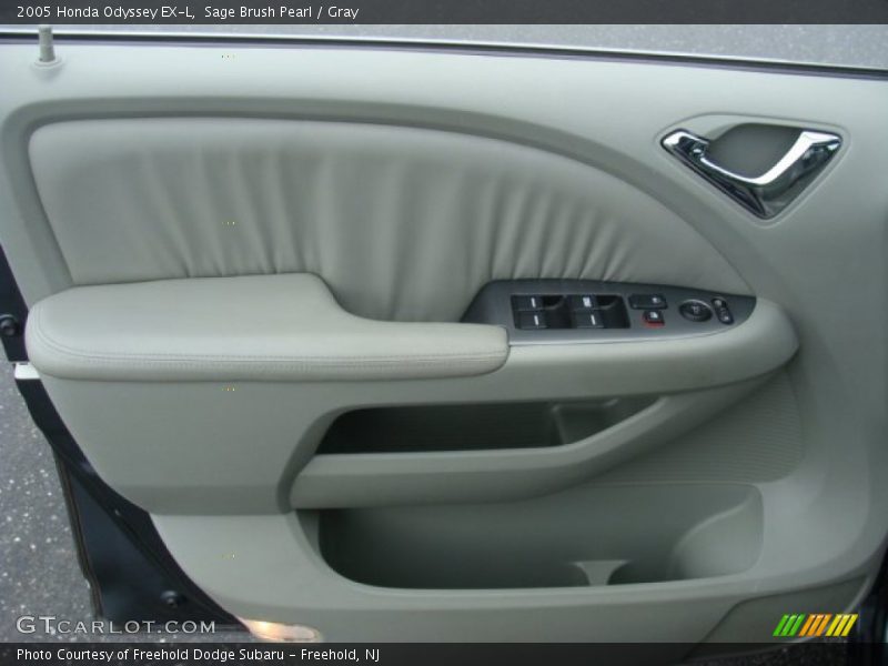 Sage Brush Pearl / Gray 2005 Honda Odyssey EX-L