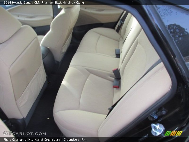 Phantom Black Metallic / Camel 2014 Hyundai Sonata GLS