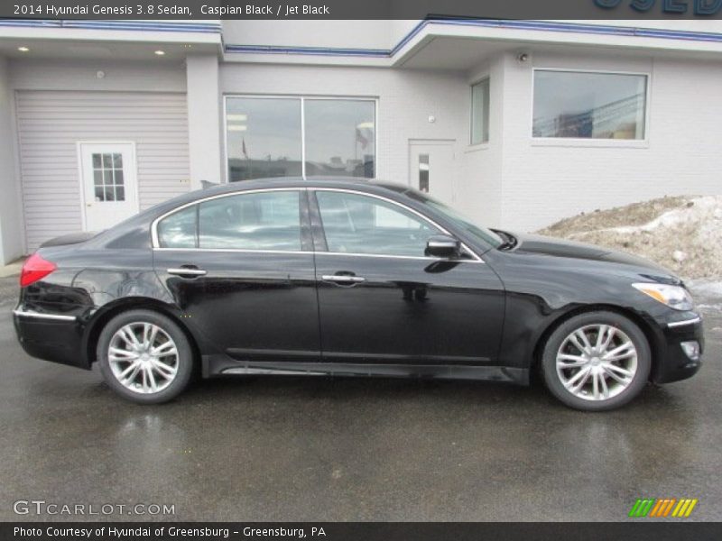 Caspian Black / Jet Black 2014 Hyundai Genesis 3.8 Sedan