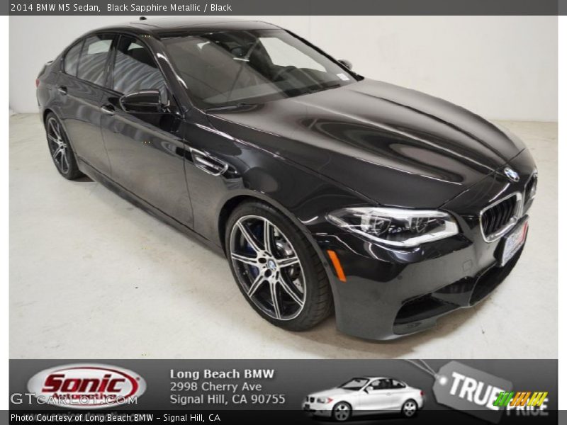 Black Sapphire Metallic / Black 2014 BMW M5 Sedan