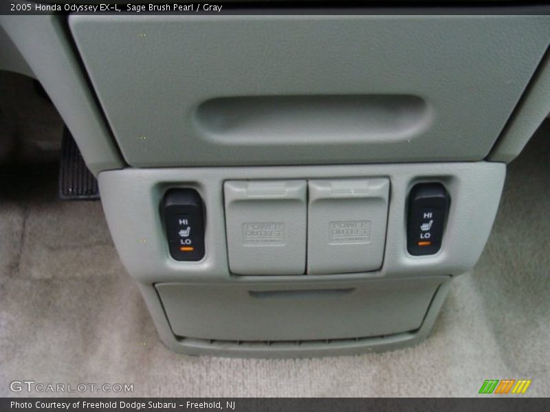 Sage Brush Pearl / Gray 2005 Honda Odyssey EX-L