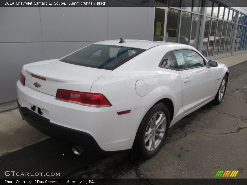 Summit White / Black 2014 Chevrolet Camaro LS Coupe