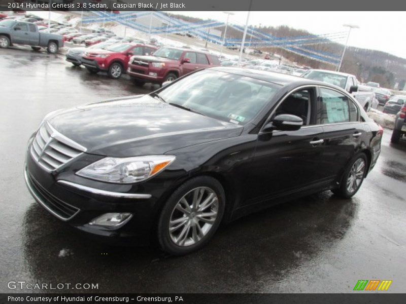 Caspian Black / Jet Black 2014 Hyundai Genesis 3.8 Sedan