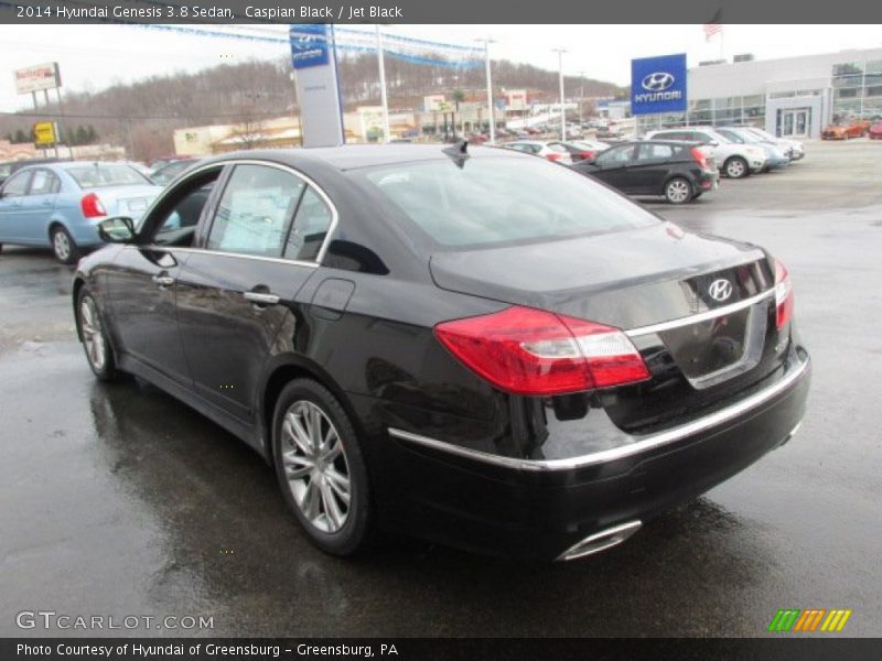 Caspian Black / Jet Black 2014 Hyundai Genesis 3.8 Sedan