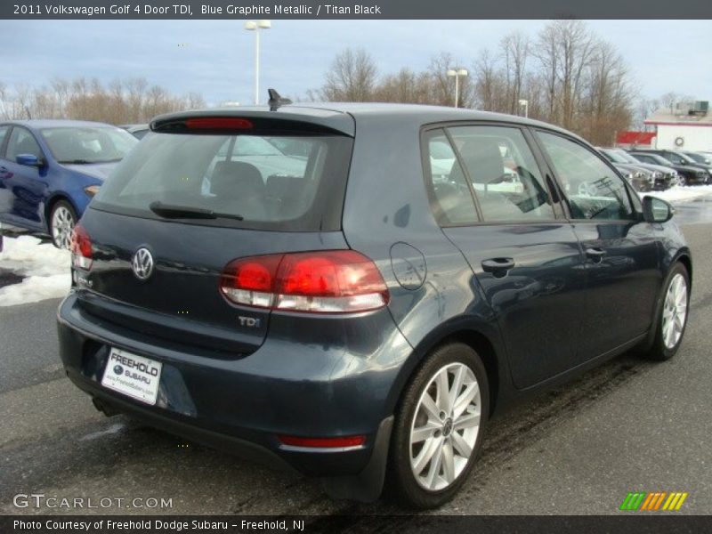 Blue Graphite Metallic / Titan Black 2011 Volkswagen Golf 4 Door TDI