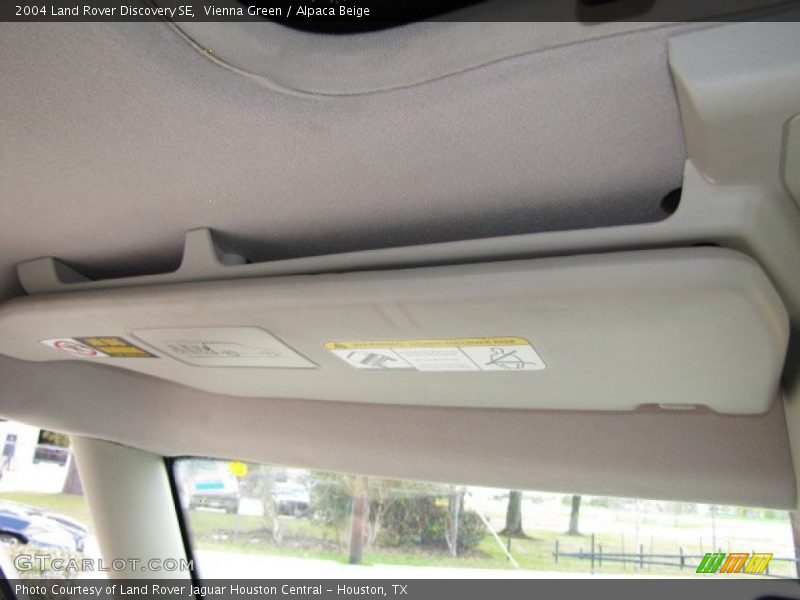 Vienna Green / Alpaca Beige 2004 Land Rover Discovery SE