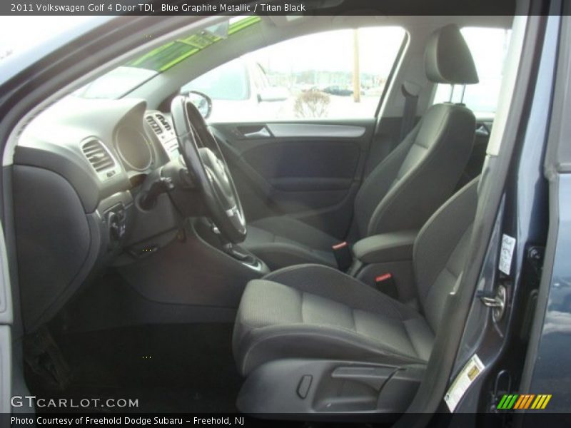 Blue Graphite Metallic / Titan Black 2011 Volkswagen Golf 4 Door TDI