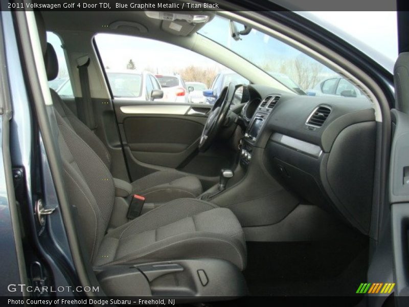 Blue Graphite Metallic / Titan Black 2011 Volkswagen Golf 4 Door TDI