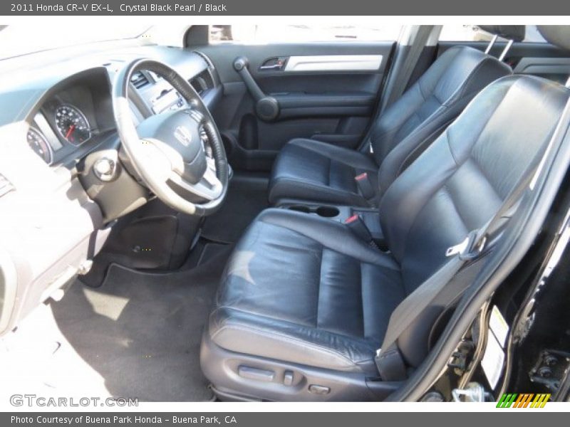 Crystal Black Pearl / Black 2011 Honda CR-V EX-L