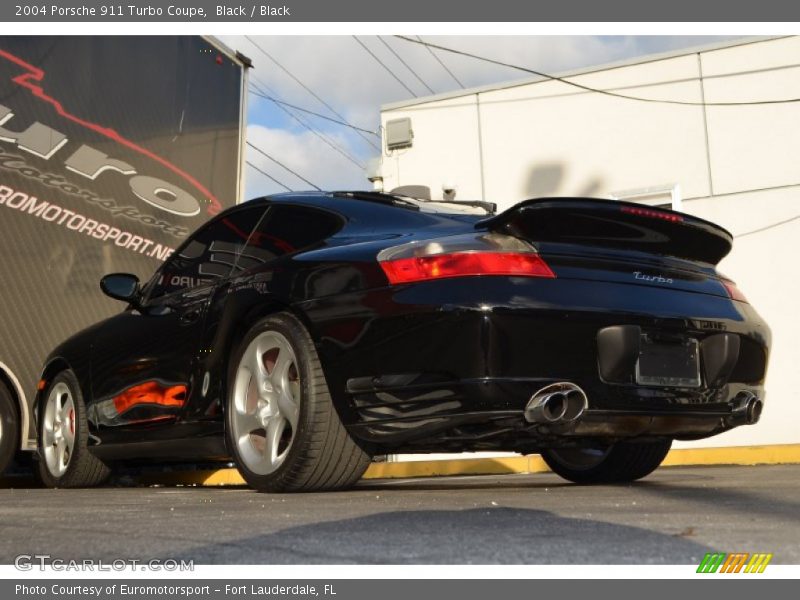Black / Black 2004 Porsche 911 Turbo Coupe