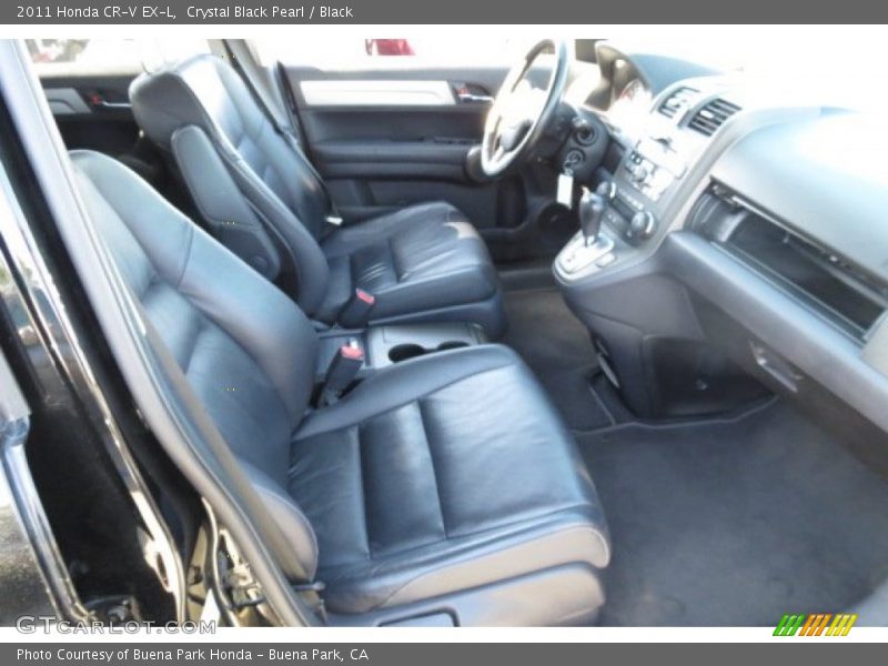 Crystal Black Pearl / Black 2011 Honda CR-V EX-L
