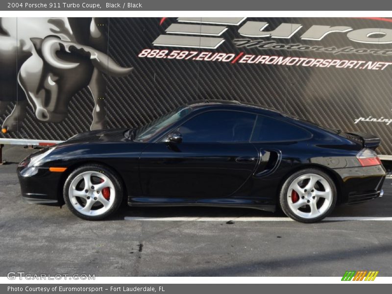 Black / Black 2004 Porsche 911 Turbo Coupe