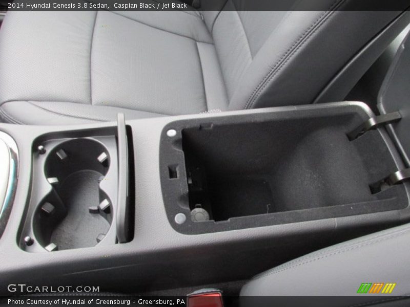 Caspian Black / Jet Black 2014 Hyundai Genesis 3.8 Sedan