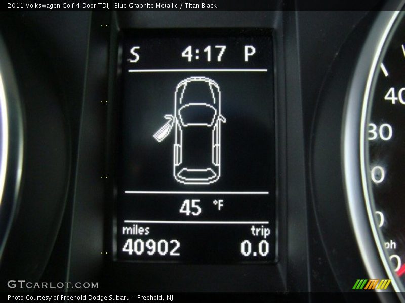 Blue Graphite Metallic / Titan Black 2011 Volkswagen Golf 4 Door TDI