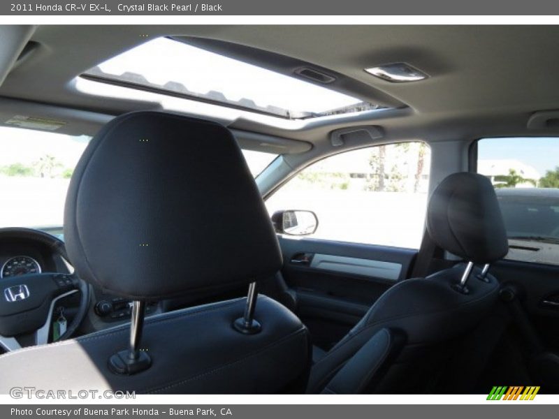 Crystal Black Pearl / Black 2011 Honda CR-V EX-L