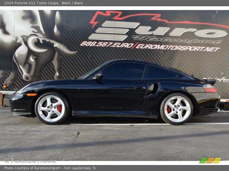 Black / Black 2004 Porsche 911 Turbo Coupe