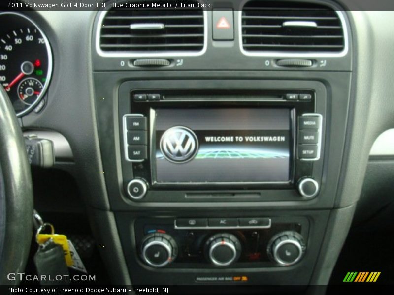 Blue Graphite Metallic / Titan Black 2011 Volkswagen Golf 4 Door TDI