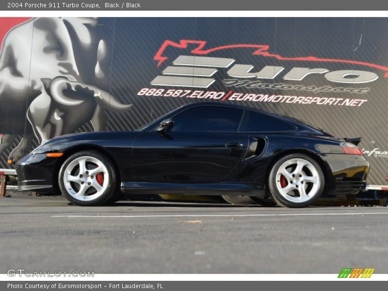 Black / Black 2004 Porsche 911 Turbo Coupe