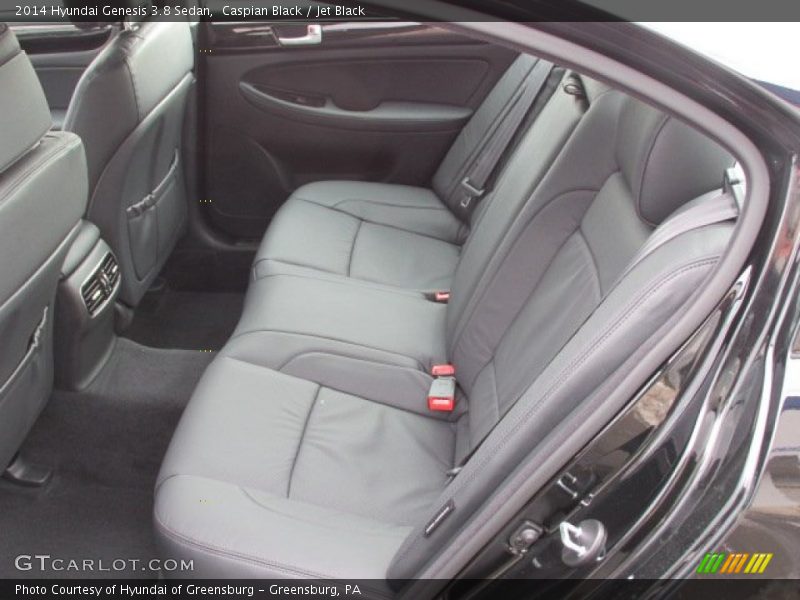 Rear Seat of 2014 Genesis 3.8 Sedan