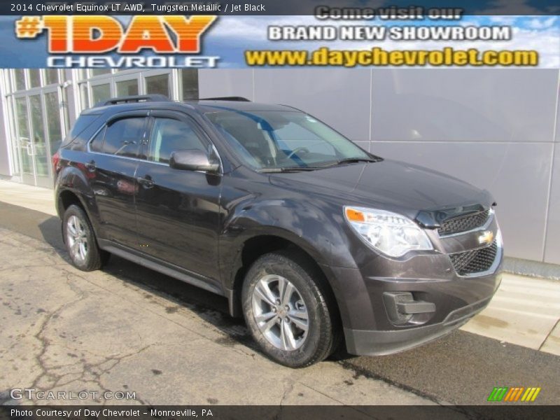 Tungsten Metallic / Jet Black 2014 Chevrolet Equinox LT AWD