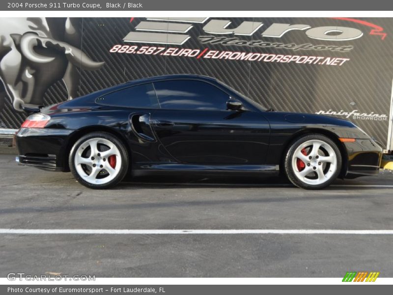 Black / Black 2004 Porsche 911 Turbo Coupe