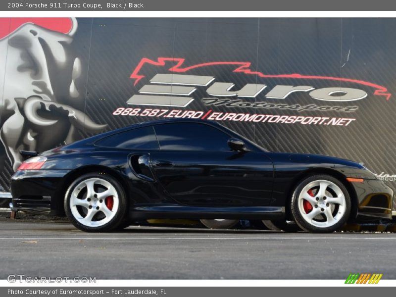 Black / Black 2004 Porsche 911 Turbo Coupe