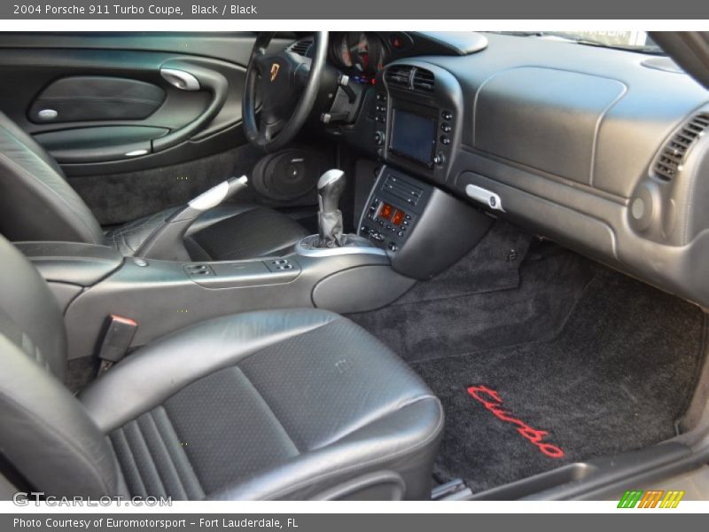 Black / Black 2004 Porsche 911 Turbo Coupe