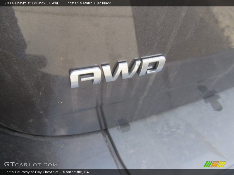 Tungsten Metallic / Jet Black 2014 Chevrolet Equinox LT AWD
