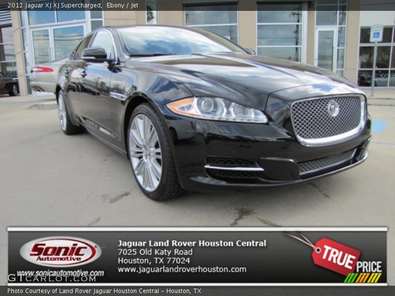 Ebony / Jet 2012 Jaguar XJ XJ Supercharged