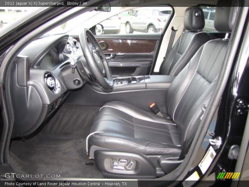 Front Seat of 2012 XJ XJ Supercharged