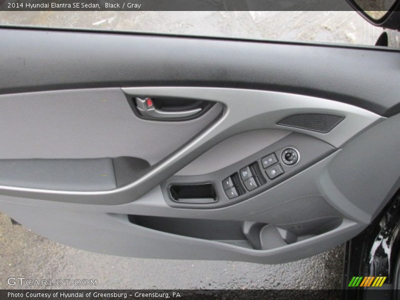 Black / Gray 2014 Hyundai Elantra SE Sedan