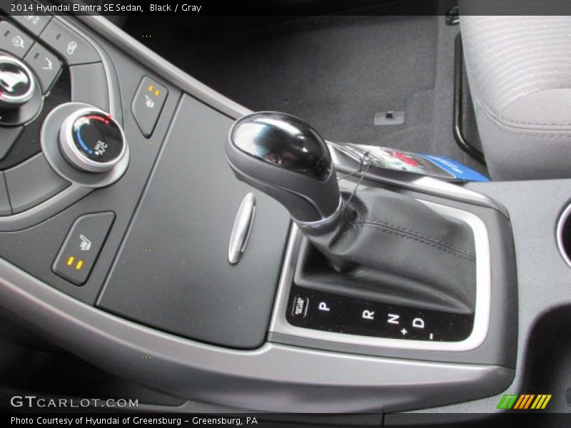 Black / Gray 2014 Hyundai Elantra SE Sedan
