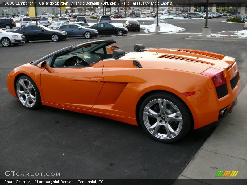 Arancio Borealis (Orange) / Nero Perseus/Arancio Leonis 2008 Lamborghini Gallardo Spyder