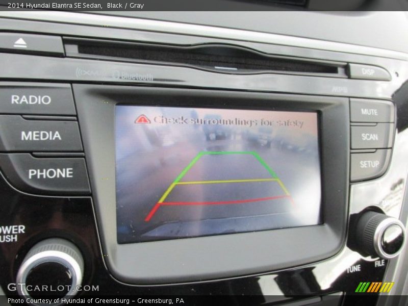 Black / Gray 2014 Hyundai Elantra SE Sedan