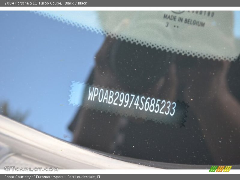 Black / Black 2004 Porsche 911 Turbo Coupe