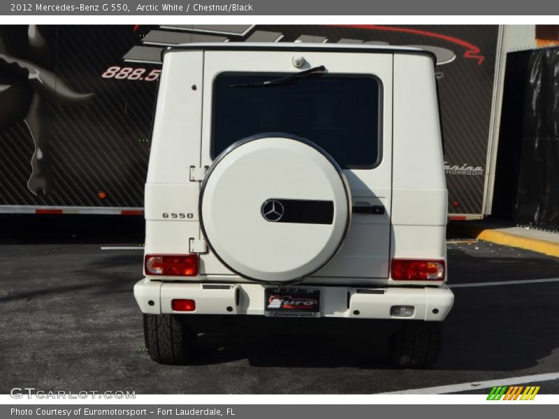 Arctic White / Chestnut/Black 2012 Mercedes-Benz G 550