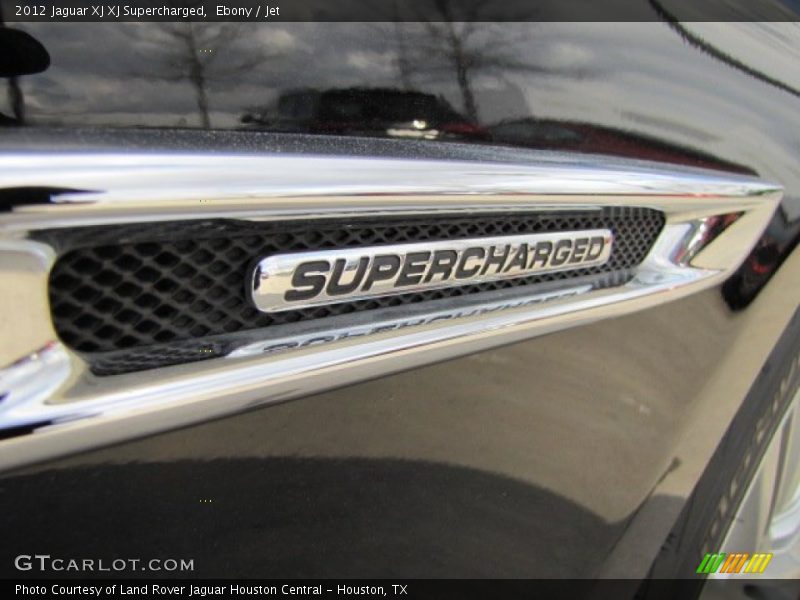 Ebony / Jet 2012 Jaguar XJ XJ Supercharged