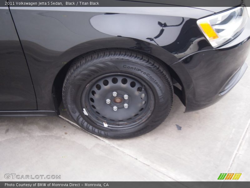 Black / Titan Black 2011 Volkswagen Jetta S Sedan