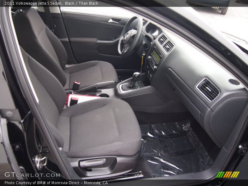 Black / Titan Black 2011 Volkswagen Jetta S Sedan