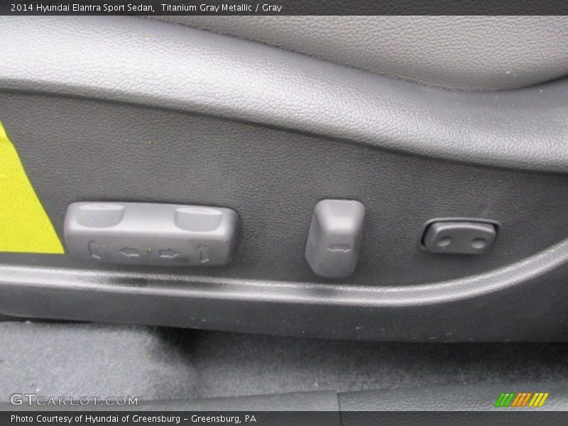 Titanium Gray Metallic / Gray 2014 Hyundai Elantra Sport Sedan