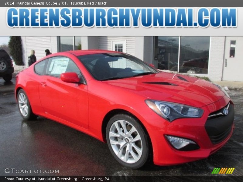 Tsukuba Red / Black 2014 Hyundai Genesis Coupe 2.0T