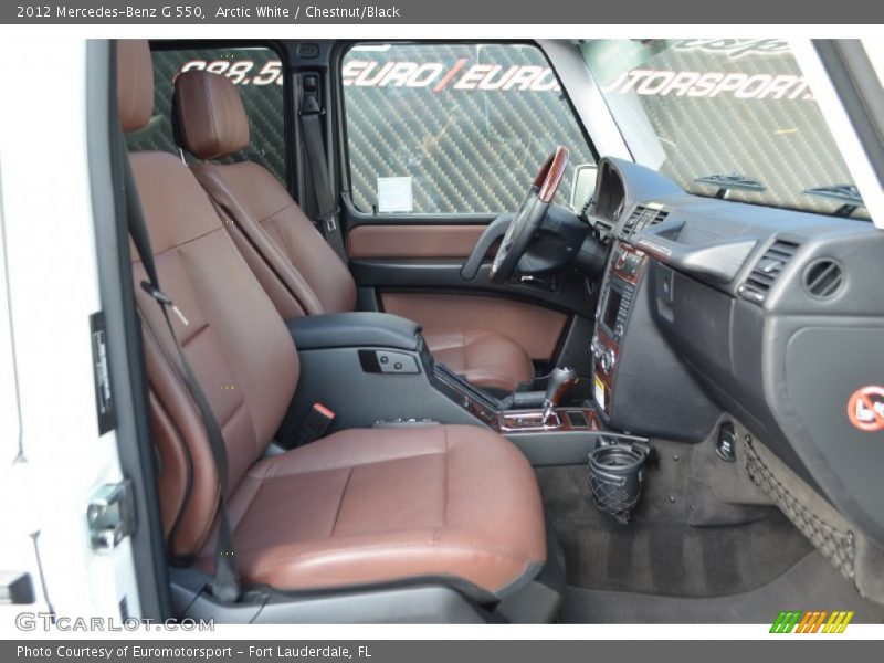 Arctic White / Chestnut/Black 2012 Mercedes-Benz G 550