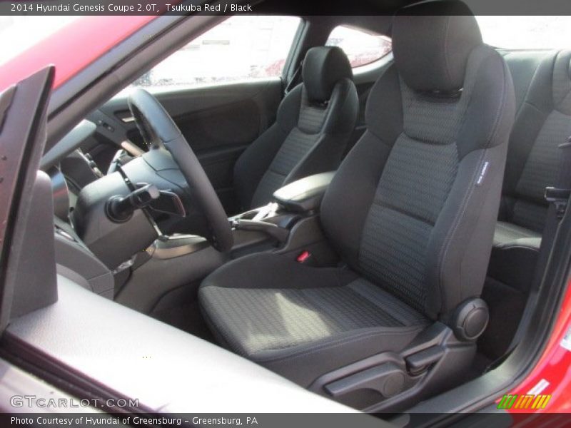 Front Seat of 2014 Genesis Coupe 2.0T