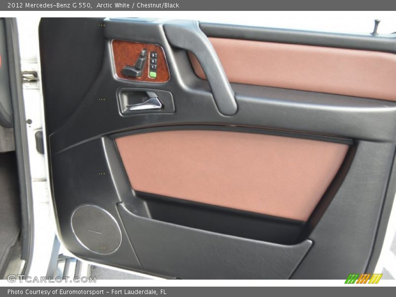Arctic White / Chestnut/Black 2012 Mercedes-Benz G 550
