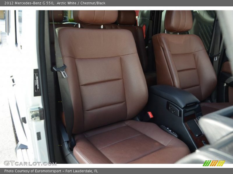 Arctic White / Chestnut/Black 2012 Mercedes-Benz G 550