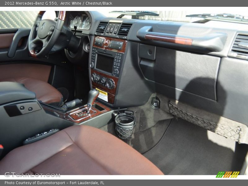 Arctic White / Chestnut/Black 2012 Mercedes-Benz G 550