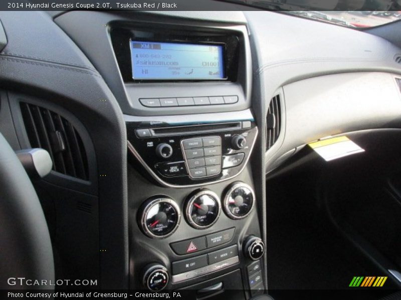 Controls of 2014 Genesis Coupe 2.0T