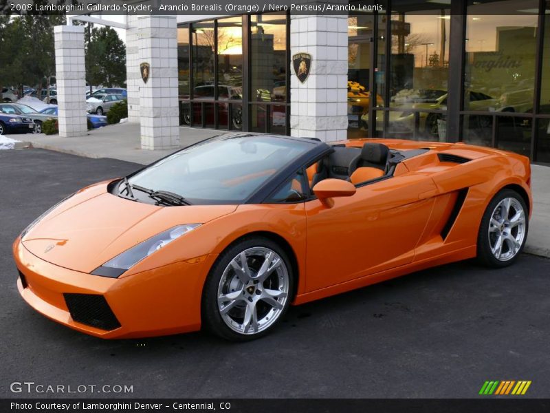 Arancio Borealis (Orange) / Nero Perseus/Arancio Leonis 2008 Lamborghini Gallardo Spyder