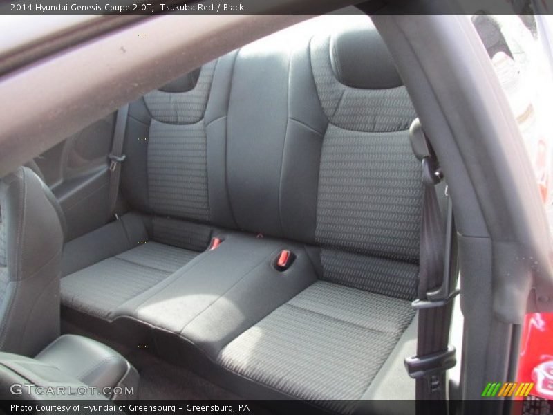 Rear Seat of 2014 Genesis Coupe 2.0T